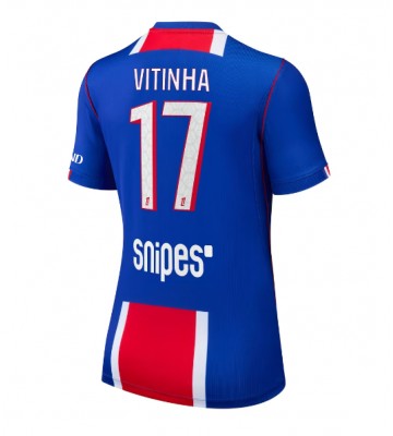 Paris Saint-Germain Vitinha #17 Hjemmebanetrøje Dame 2026-27 Kortærmet Paris Saint-Germain Vitinha #17 Hjemmebanetrøje Dame 2026-27 Kortærmet